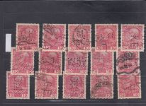 Österreich, Firmenlochungen, Perfins