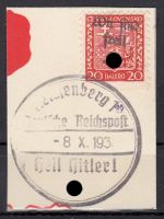 Sudetenland Reichenberg, Mi.-Nr.   13 A  gestempelt  geprüft   Befund