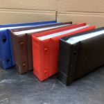 Brief -Album  4 Stück   Zweilochsystem  Druckknopfverschluss für  Briefe