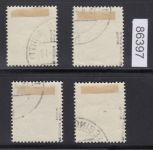 Alliierte Franz. Zone Württemberg Mi. Nr. 40-43 A gestempelt + gummi  geprüft