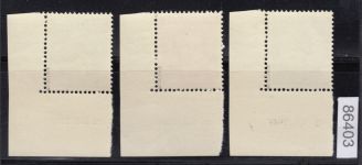 Alliierte Franz. Zone Rheinland Pfalz Mi. Nr. 46-48 **  geprüft   Eckrand