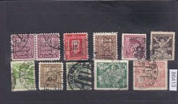 Tschechoslowakei, Firmenlochungen, Perfins