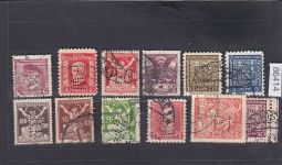 Tschechoslowakei, Firmenlochungen, Perfins