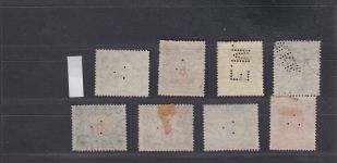 Ungarn, Firmenlochungen, Perfins