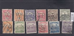 Ungarn, Firmenlochungen, Perfins