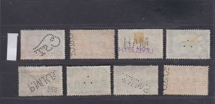 Ungarn, Firmenlochungen, Perfins