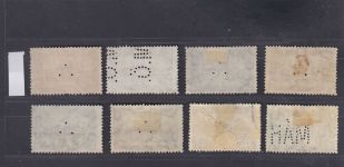 Ungarn, Firmenlochungen, Perfins