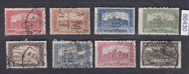 Ungarn, Firmenlochungen, Perfins