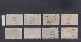 Ungarn, Firmenlochungen, Perfins