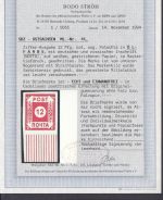 SBZ  1945 Mi.-Nr.:  41 (BI) ** (Ölfarbe)  Geprüft  Attest