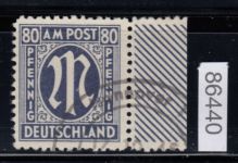 Bizone 1945  Mi. Nr. 34 a A gestempelt geprüft   500,00
