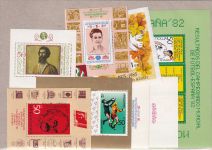 Bulgarien 1982, Mich.-Nr.:ohne  3133-36, Bl 126, 128-129 **
