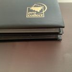 Briefmarkenalbum Einsteckalben  2 Stück DIN  A4 a 32 Seiten schwarz  gebraucht