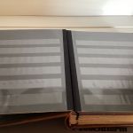 Briefmarkenalbum Einsteckalben DIN A4 32 Seiten  wattiert schwarz gebraucht
