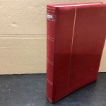 Briefmarkenalbum Einsteckalben  DIN A4 60 Seiten weiß gebraucht  LESEN