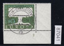 Bund 1958, Mich.-Nr.: 294 FN 2 LUXUS gestempelt+gummi  Berlin- Charlottenburg