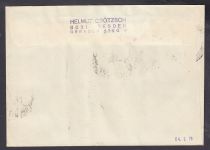 DDR 1976, Mich.-Nr.: 2117  gestempelt Brief  DV FNr. 3   Eckrand  Druckvermerk