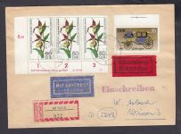 DDR 1976, Mich.-Nr.: 2140  gestempelt Brief  DV FNr. 3   Eckrand  Druckvermerk