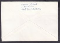 DDR 1976, Mich.-Nr.: 2159  gestempelt Brief  DV FNr. 1   Eckrand  Druckvermerk