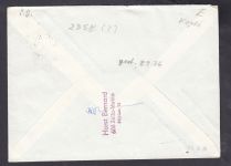 DDR 1976, Mich.-Nr.: 2160  gestempelt Brief  DV FNr. 4   Eckrand  Druckvermerk