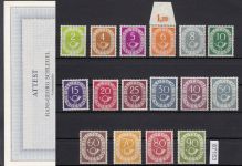 Bund 1951, Mich.-Nr.: 123-138 **  geprüft  Attest
