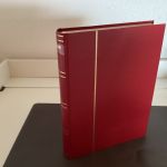 Briefmarkenalbum Einsteckalben  DIN A4 60 Seiten weiß gebraucht