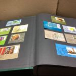 Briefmarkenalbum Einsteckalben DIN A4 64 Seiten schwarz  gebraucht LESEN
