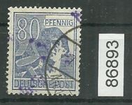 Bezirk 03 nr. 045a Berlin-Niederschöneweide ʘ 80 Pf., violett, geprüft BPP
