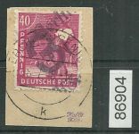 Bezirk 03 nr. 041a Berlin-Köpenick 1 ʘ 40 Pf., violett, geprüft BPP