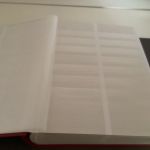 Briefmarkenalbum Einsteckalben  DIN A4 64 Seiten weiß  geteilt gebraucht