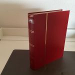 Briefmarkenalbum Einsteckalben  DIN A4 64 Seiten weiß  geteilt gebraucht