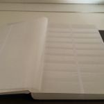 Briefmarkenalbum Einsteckalben  DIN A4 64 Seiten weiß  geteilt gebraucht