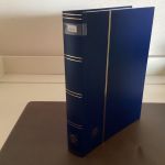 Briefmarkenalbum Einsteckalben  DIN A4 64 Seiten weiß  geteilt gebraucht