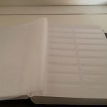Briefmarkenalbum Einsteckalben  DIN A4 64 Seiten weiß  geteilt gebraucht