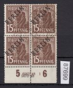 Berlin 1948, Mich.-Nr.:  6 gestempelt HAN  geprüft    Selten