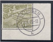 Berlin 1949, Mich.-Nr.: 57 gestempelt Eckrand