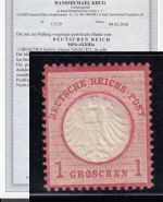 DR 1872, Mich.-Nr.:  4 ** geprüft  Attest