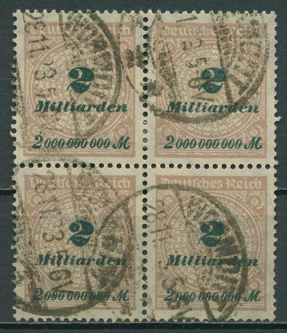 Deutsches Reich Inflation 1923 Walzendruck 326