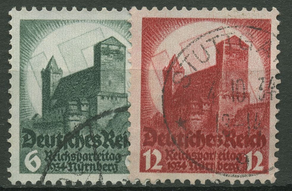 Deutsches Reich 1934 Reichsparteitag Nürnberg 546/47