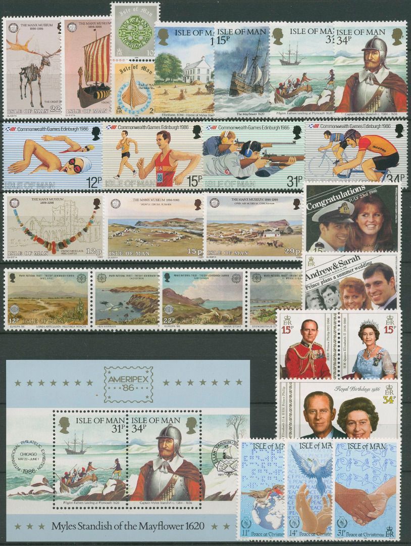 Prophila Collection – Isle Of Man Briefmarke MH10 Komplett (1986 Heritage) | Postfrisch MNH ** | Sammlerqualität