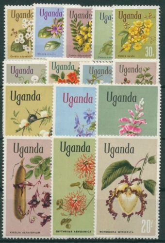 Uganda 1969 Einheimische Flora Blumen Sträucher 105/19 postfrisch