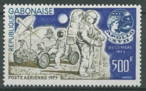 Gabun 1973 Raumfahrt Apollo 17 Mondauto 515 postfrisch