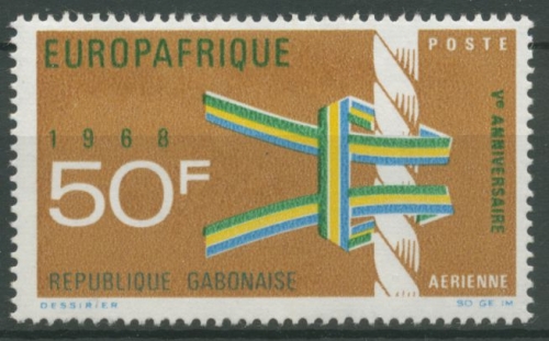Gabun 1968 Wirtschaftsgemeinschaft EUROPAFRIQUE 304 postfrisch