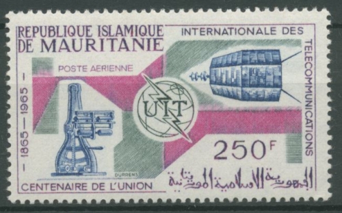 Mauretanien 1965 100 Jahre Internationale Fernmeldeunion ITU 251 postfrisch