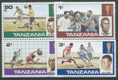 Tansania 1978 Fußball-WM in Argentinien 95/98 postfrisch