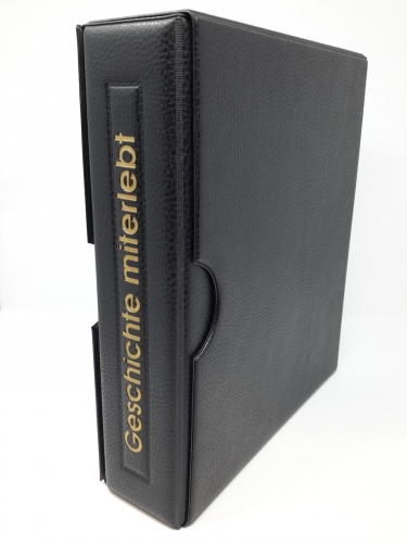 KRÜGER Ringbinder breit mit Kassette schwarz gebraucht (Z1504)