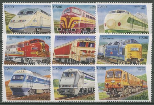 Ghana 1998 Eisenbahn Lokomotiven 2716/24 postfrisch