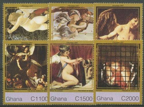 Ghana 1997 Weihnachten Kunstwerke 2651/56 postfrisch