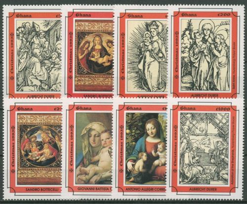 Ghana 1993 Weihnachten Holzschnitte von Dürer 1912/19 postfrisch