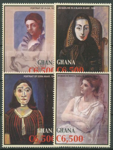 Ghana 2004 Gemälde von Pablo Picasso 3641/44 postfrisch